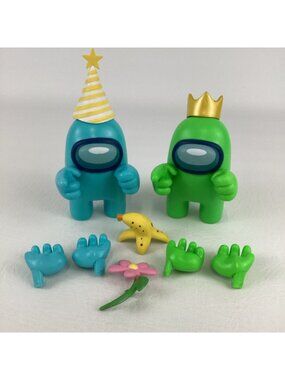 Among Us Series 2 Action Figures Mix Match Interchangeable Parts Accessories